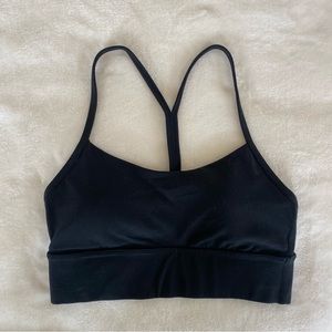 Lululemon black sports bra size 6